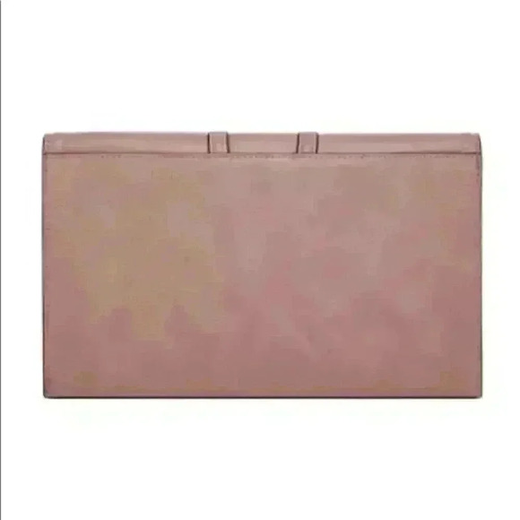 NWT!!! INC Jeenn fold over clutch bag/shoulder bag - Mauve/Dusty Pink Color - Picture 3 of 11
